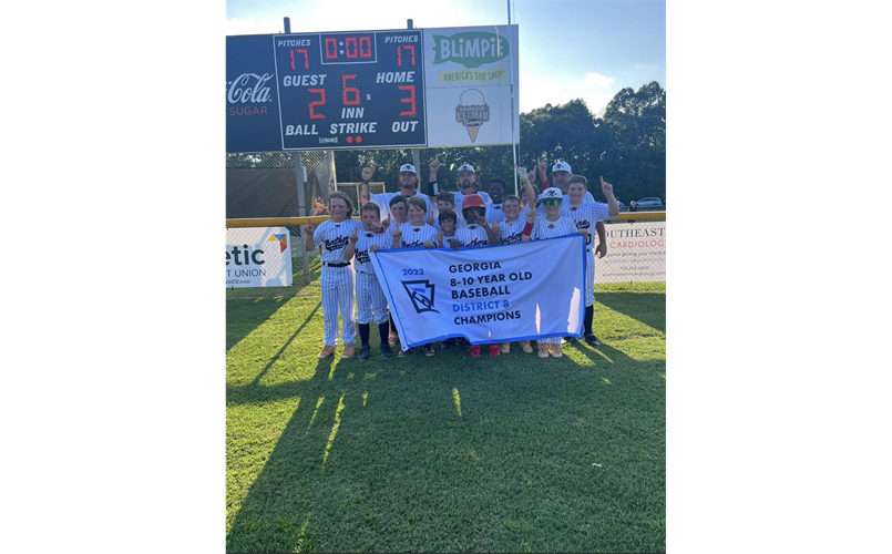 10U Baseball District 8 Champs